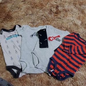Baby boy onesie lot